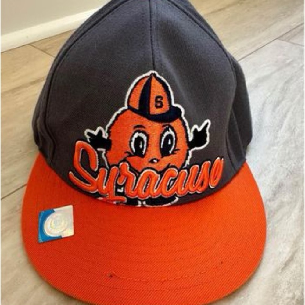 Vintage Syracuse Orangemen Otto SnapBack Hat Top Of The World NCAA Script Font